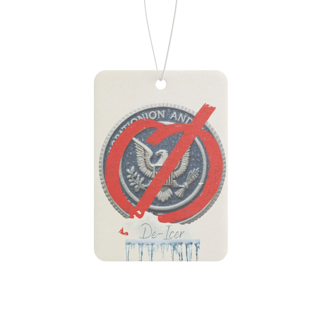 Car Air Freshener — Retro No Union Anti-Logo Scented Tag