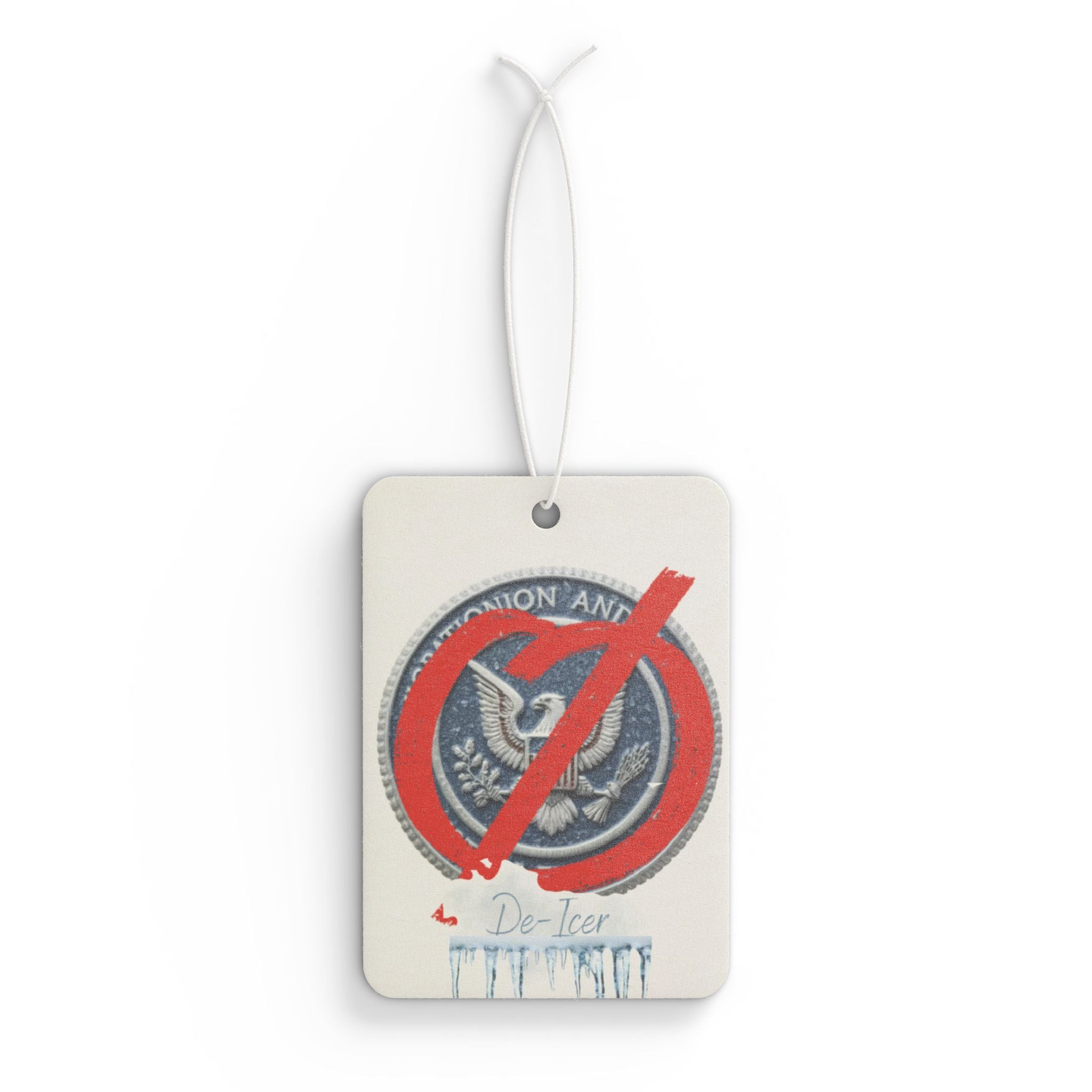 Car Air Freshener — Retro No Union Anti-Logo Scented Tag
