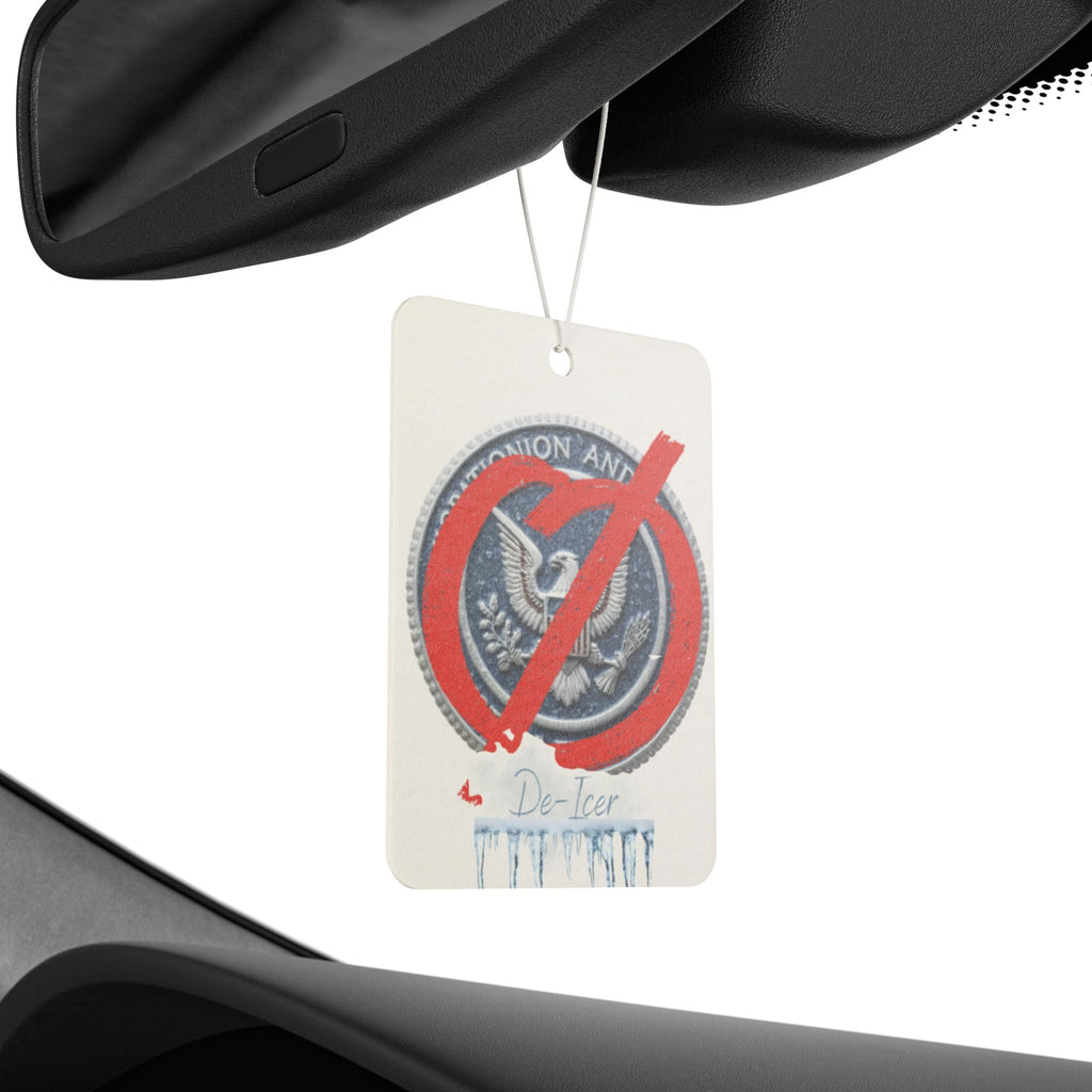 Car Air Freshener — Retro No Union Anti-Logo Scented Tag