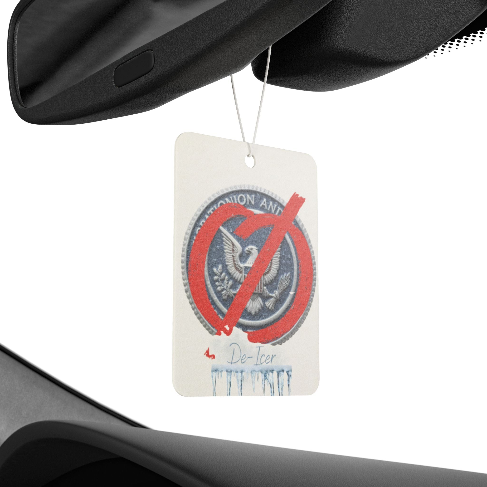 Car Air Freshener — Retro No Union Anti-Logo Scented Tag